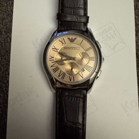 Emporio Armani chronograph dress watch - Picture 1 of 4